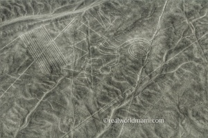 Peru with flying Nasca