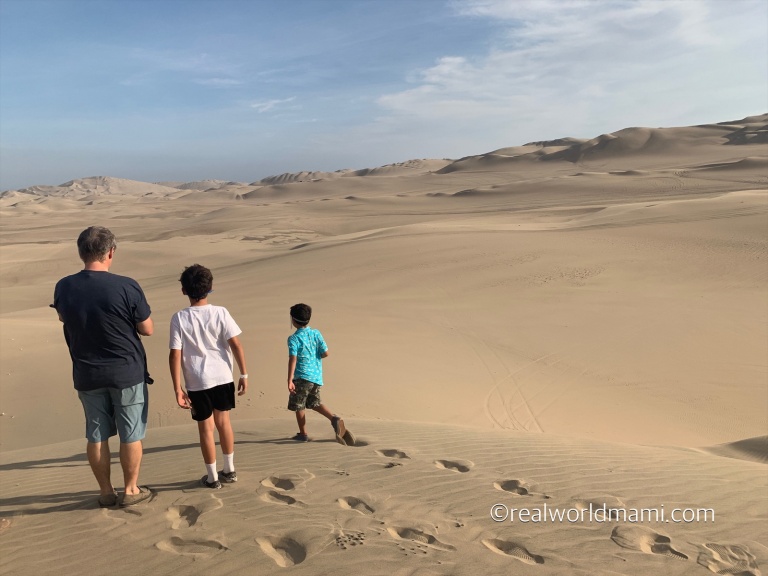 travel with kids to Huacachina and Dunes