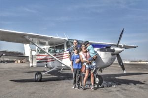 Family Flying Nazca Line
