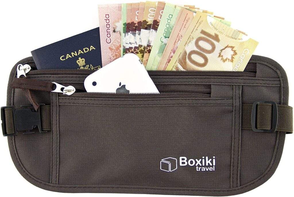 Blocking money belt