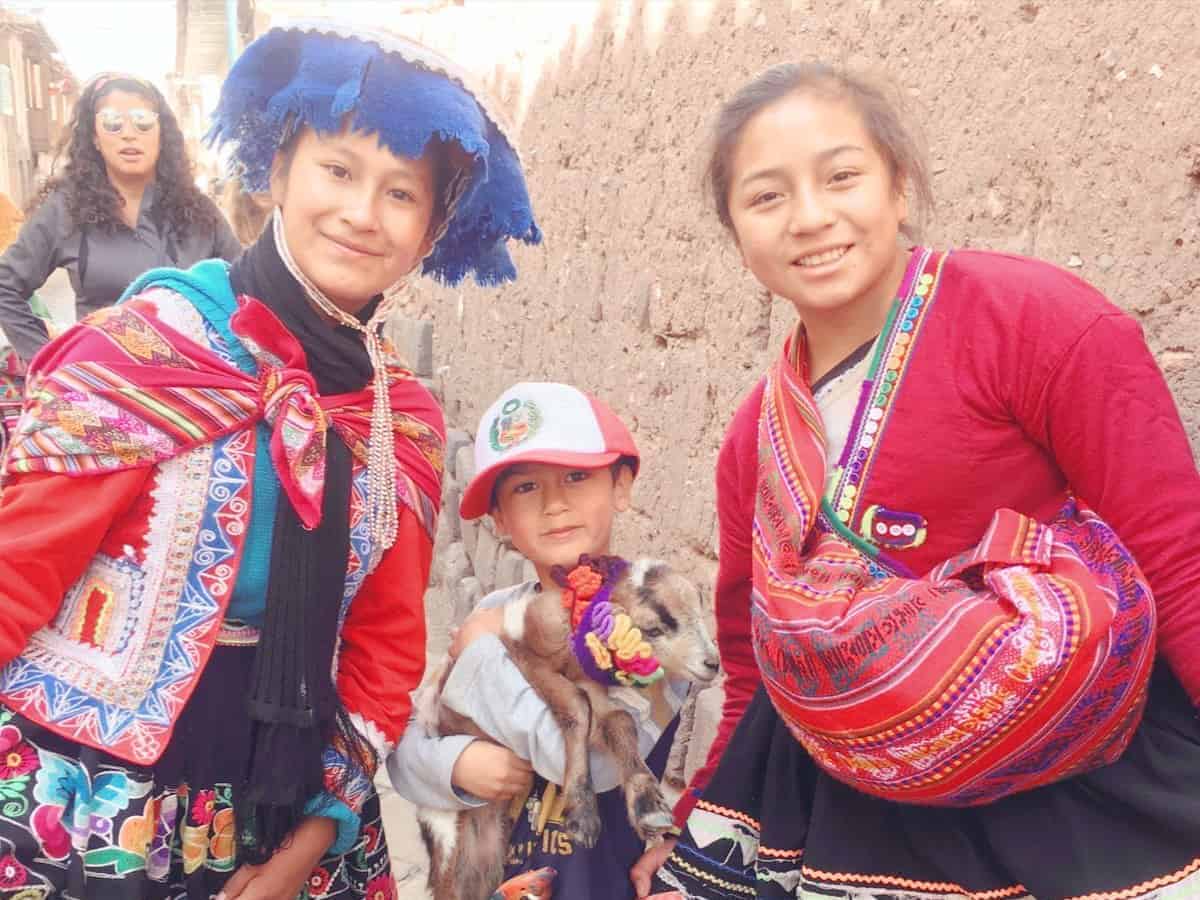 peru with kids In cusco
