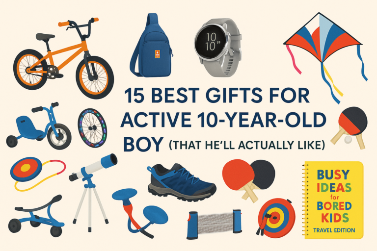 15 Best Gifts for active 10-Year-Old Boy (That He’ll Actually Like)